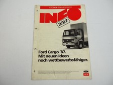 Prospekt Ford Cargo LKW