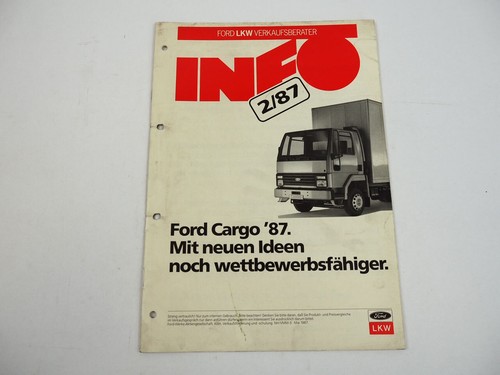 Prospekt ford cargo lkw - ford,