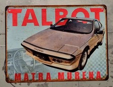 Vintage Blechschild Talbot
