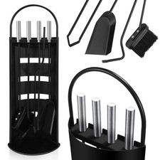 Kaminbesteck mit Besen