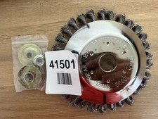 Entrostung Unkrautscheibe, 8 Zoll rotierendes Rad Bürstenscheibe