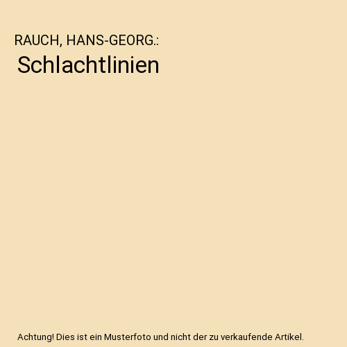 Schlachtlinien rauch - schlachtlinien,,