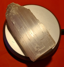 Leuchte Lampe mit Stein Farbwechsler mit Strom Adapter silber gemäß Bilder gut !