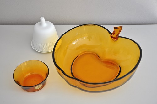 Retro 70er jahre - retro, glasschüssel