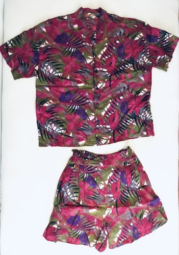 Vintage sommer anzug - bluse, +