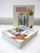 Buch / Malen und Zeichnen / Sammelwerk / Heft 1-25 / 80ger Jahre / top Zustand