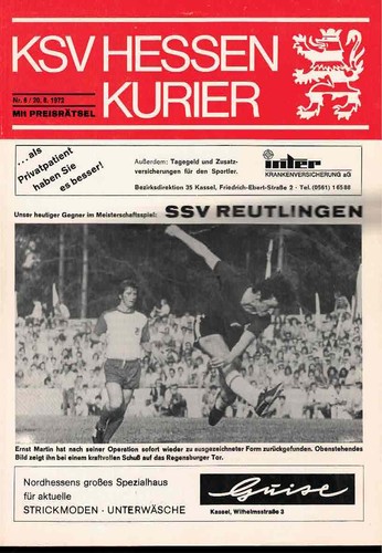 Fussball programmheft 72 - fussball-programmheft, 72/73