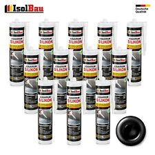 Aquarium Silikon Schwarz 12 x 300 ml Süß/Meerwasser Aquarium Kleber Glassilikon