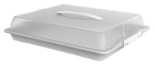 ROTHO John Partybutler Kuchenbehälter Kuchenhaube Polypropylen Weiß 47,5 x 39