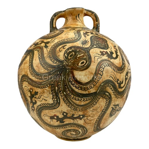Flachmann mit oktopus - flachmann,