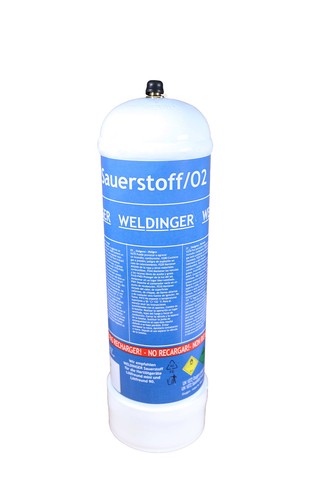 Sauerstoff einwegflasche m12x1 - einwegflasche,