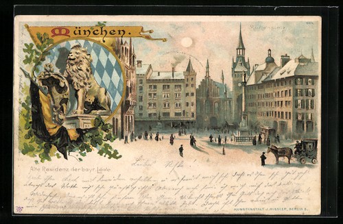 Künstler münchen - künstler-ak,