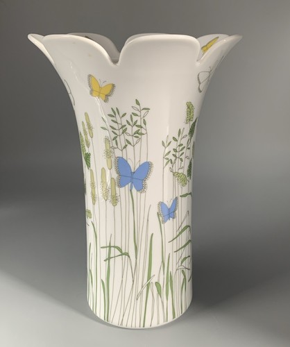 Porzellan vase schmetterlinge - vase,