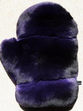 Pelz chinchilla handschuh - chinchilla,