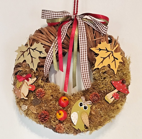 Türkranz herbst igel - , eule
