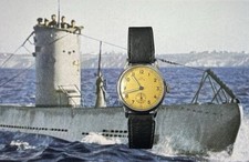 K.M. Geering-Alpina Kriegsmarine W.K. 2 Military Deutsche Wehrmacht Dienstuhr