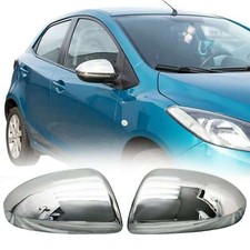 Edelstahl Spiegelkappen passend für MAZDA 2 DE|MAZDA 3 BL|MAZDA 6 GH GJ|BJ 08-13