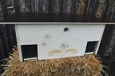 Igelfutterhaus groß  80cm x 40cm x 32cm Igelhhaus Rattenklappe Labyrintheingänge