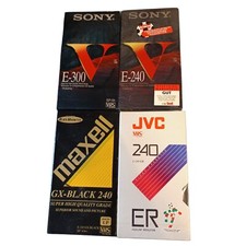 4x VHS KASSETTEN Set NEU Sony