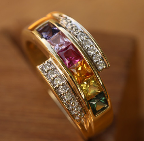 Ring massiv gelbgold - massiv,