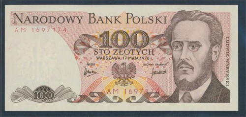 Banknoten polen 1976 pick - 1976, pick-nr