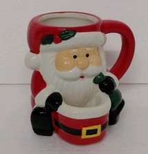 Weihnachtstasse Nikolaus | Santa Claus Keramiktasse | Tasse Becher Deko RAR TOP