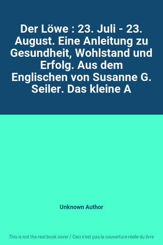 Der löwe juli 23 - löwe,