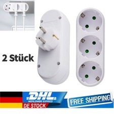 2x Mehrfachstecker Steckdosen