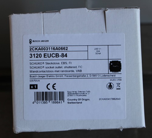 Busch jaeger 3120 eucb - busch-jaeger,