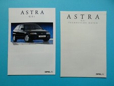 Prospekt / Katalog / Brochure - Opel Astra GSi und GSi 16V - 08/92