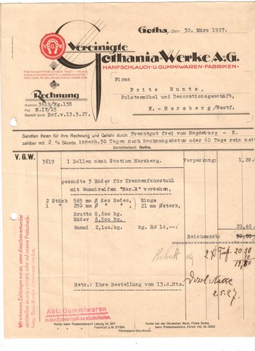 Alte rechnung ver - alte,
