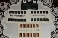 Stereomat für Bildkarten Bildbetrachter 3D DDR  Märchen Froschkönig Dornröschen