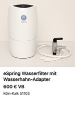 eSpring™ Wasserfiltersystem mit Verteilerkit für vorhandenen Wasserhahn