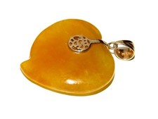 Schöner Gelb Jade Anhänger