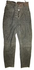 Loden Collection Damen Trachten Lederhose lang ca. Gr 38 ca. 110 cm Oktoberfest