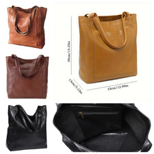 Weiche Leder Hobo Tasche Retro