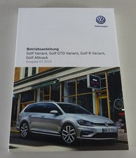 Operating Instructions VW Golf