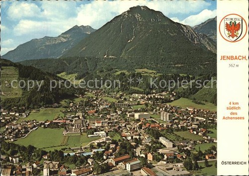 Jenbach fliegeraufnahme - jenbach,