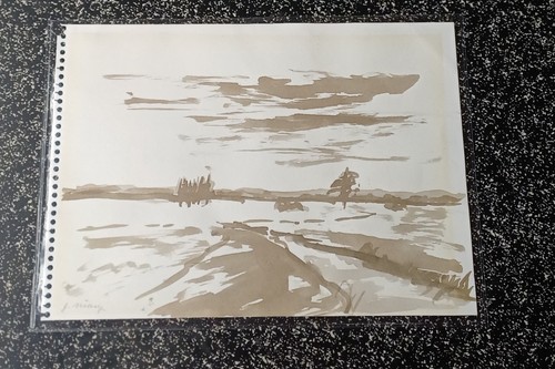 Aquarell teufelsmoor - aquarell,