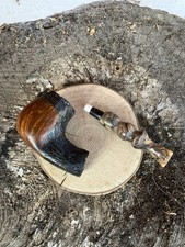 Freehand Pfeife Rustiziert Handgefertigt, Gedrechseltes Mundstück Unikat