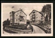 Badenweiler, Ansichtskarte, Auffahrt zum Kurhotel Saupe 1934 
