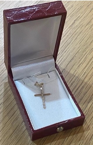 Gold kreuz anhänger mit - kreuz,