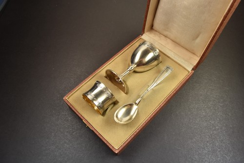 Antikes taufgeschenk etui - antikes, im
