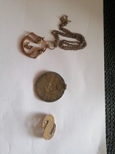 Halskette mit Anhänger, 2. Anhänger und Brosche Keltisch Wikinger  Bronze