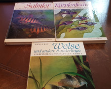 Hans Frey - Zierfisch-Monographie Band 1-3 / Salmler - Karpfenfische - Welse