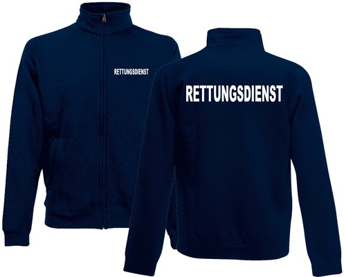 Rettungsdienst sweatjacke - rettungsdienst,