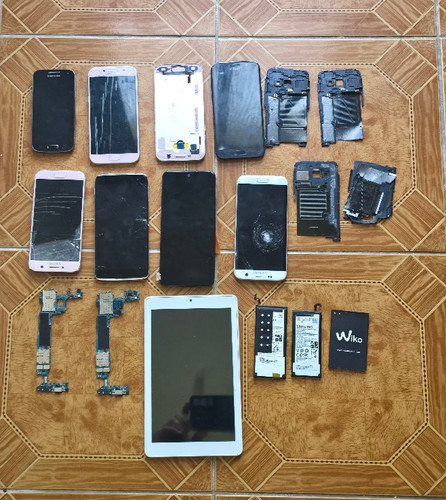 Eine sammlung von samsung - sammlung,