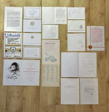 DDR NVA Dokumente aus Nachlass Generalmajor mit vielen OU