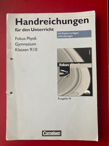 Fokus physik gymnasium klassen - gymnasium,
