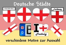 Aufkleber- Flagge-Wappen-KFZ